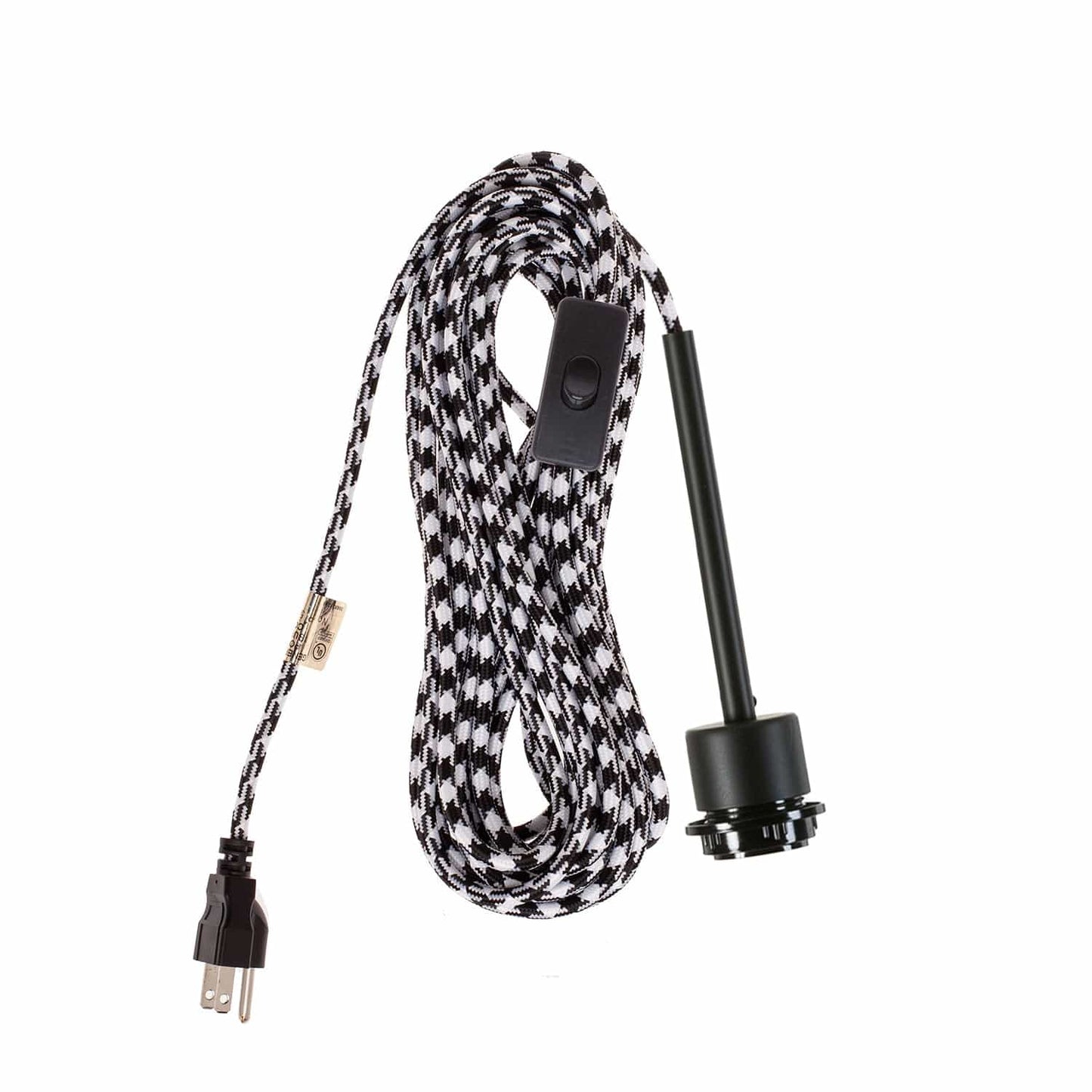 Pendulum Shade Ready Black Chroma Plug-In Cord Set