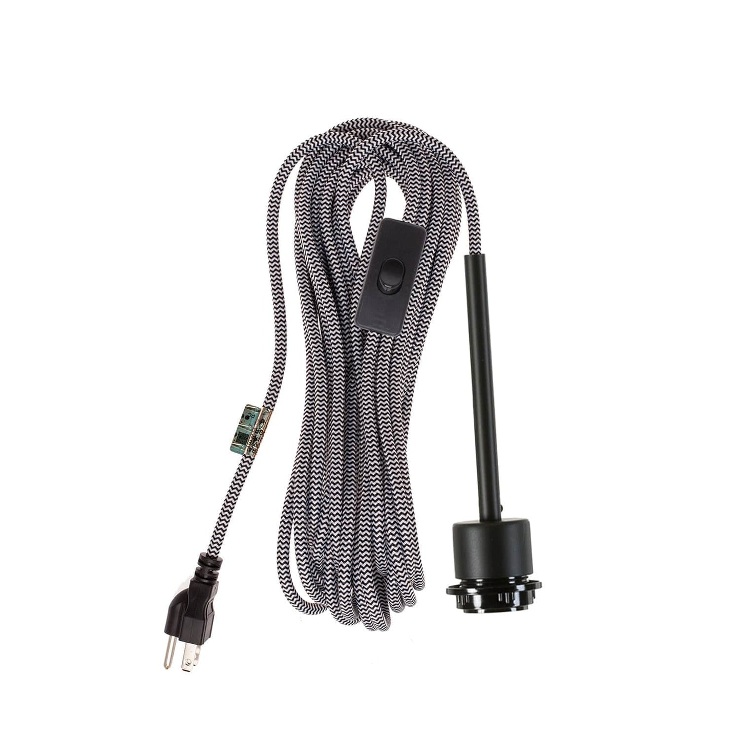 Pendulum Shade Ready Black Chroma Plug-In Cord Set