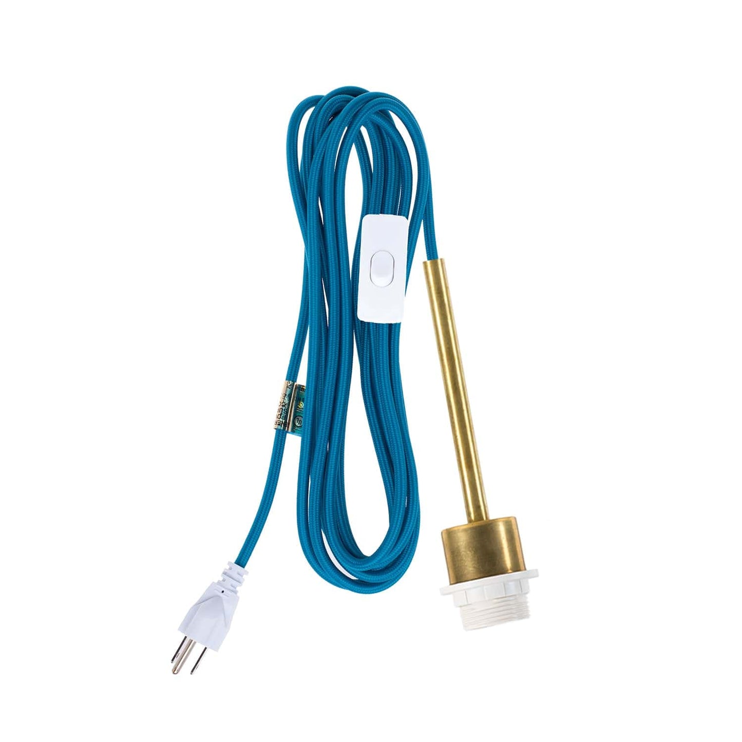 Pendulum Shade Ready Brass Chroma Plug-In Cord Set