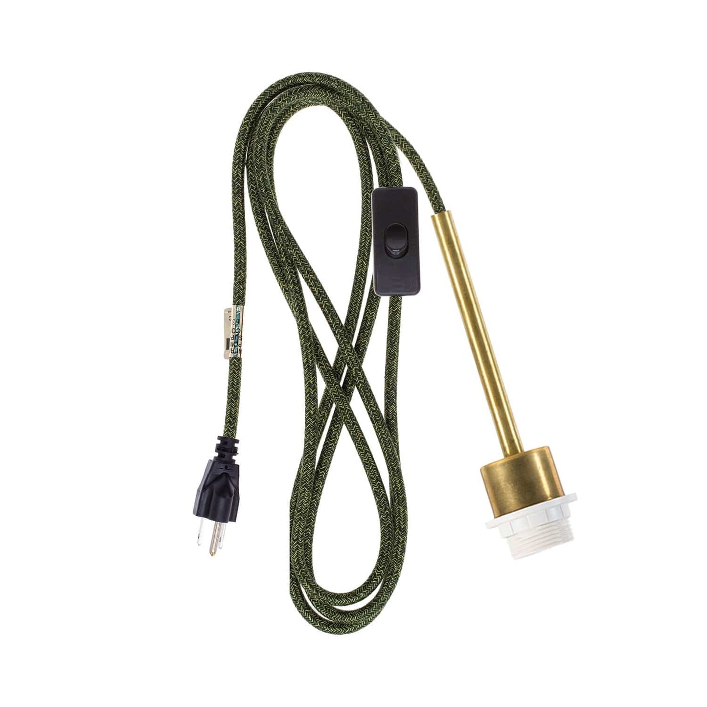 Pendulum Shade Ready Brass Chroma Plug-In Cord Set