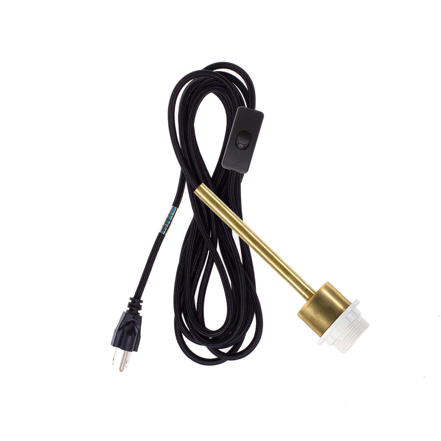 Pendulum Shade Ready Brass Chroma Plug-In Cord Set