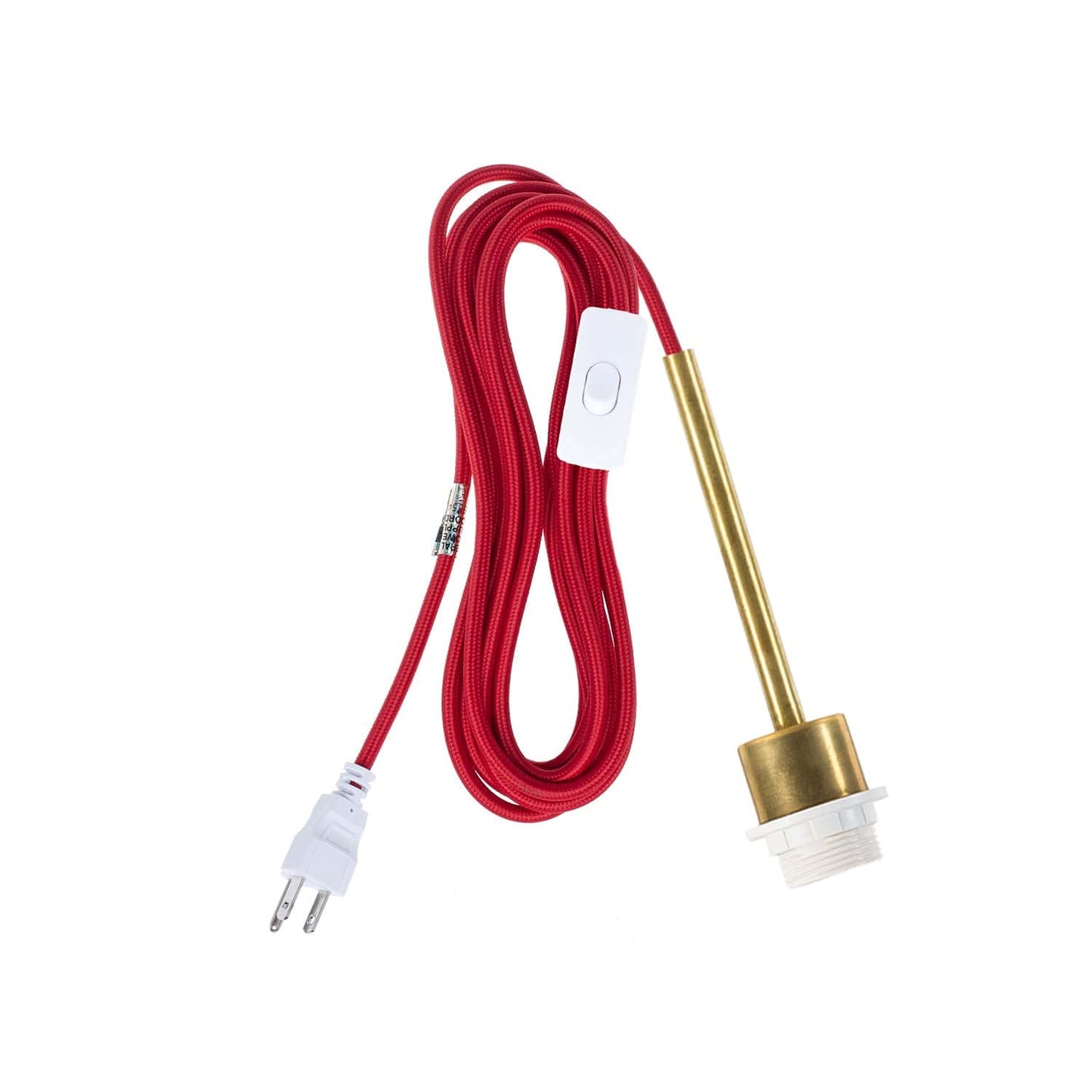 Pendulum Shade Ready Brass Chroma Plug-In Cord Set