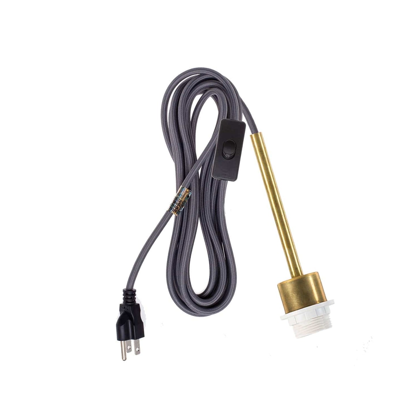 Pendulum Shade Ready Brass Chroma Plug-In Cord Set