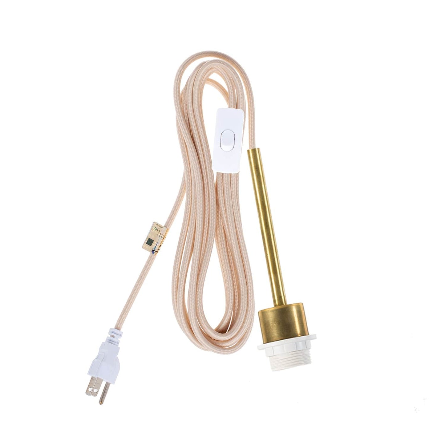 Pendulum Shade Ready Brass Chroma Plug-In Cord Set