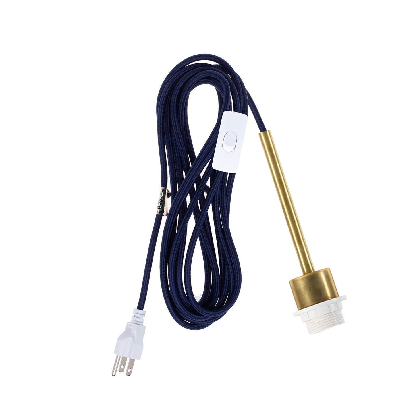 Pendulum Shade Ready Brass Chroma Plug-In Cord Set