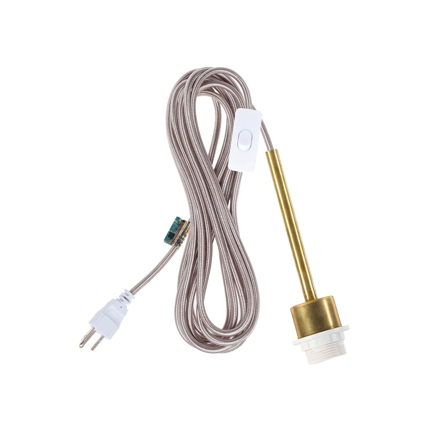 Pendulum Shade Ready Brass Chroma Plug-In Cord Set