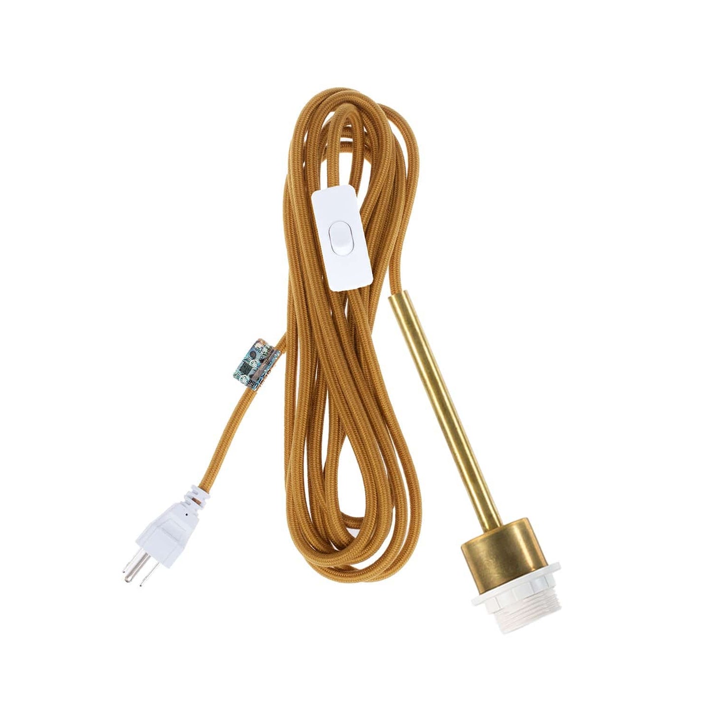 Pendulum Shade Ready Brass Chroma Plug-In Cord Set