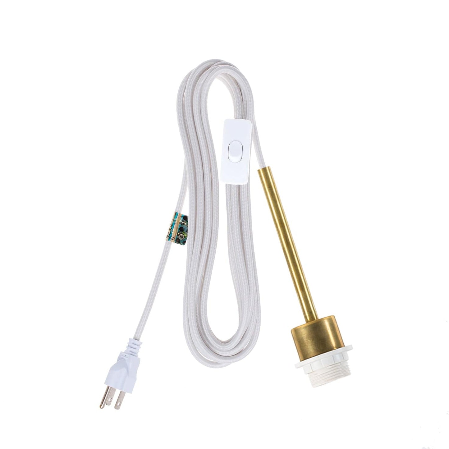 Pendulum Shade Ready Brass Chroma Plug-In Cord Set