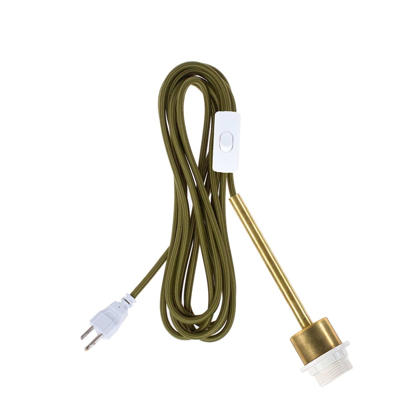 Pendulum Shade Ready Brass Chroma Plug-In Cord Set