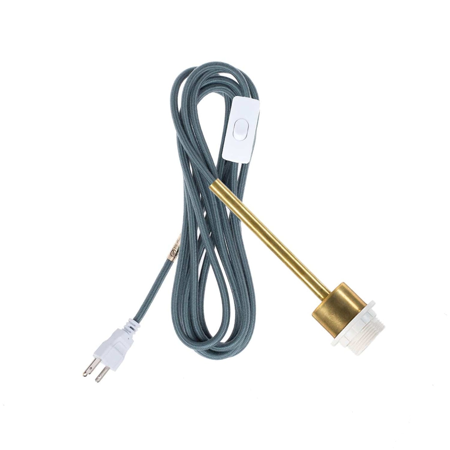 Pendulum Shade Ready Brass Chroma Plug-In Cord Set