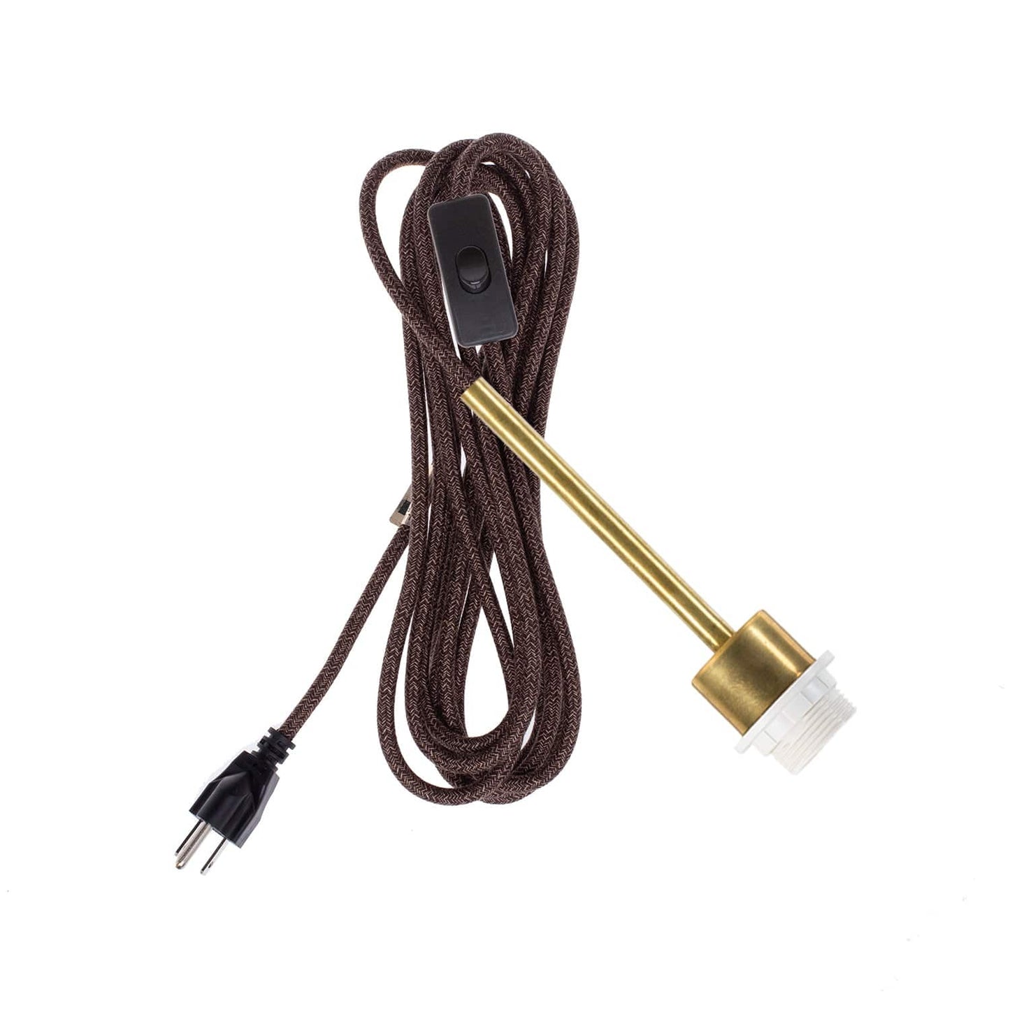 Pendulum Shade Ready Brass Chroma Plug-In Cord Set