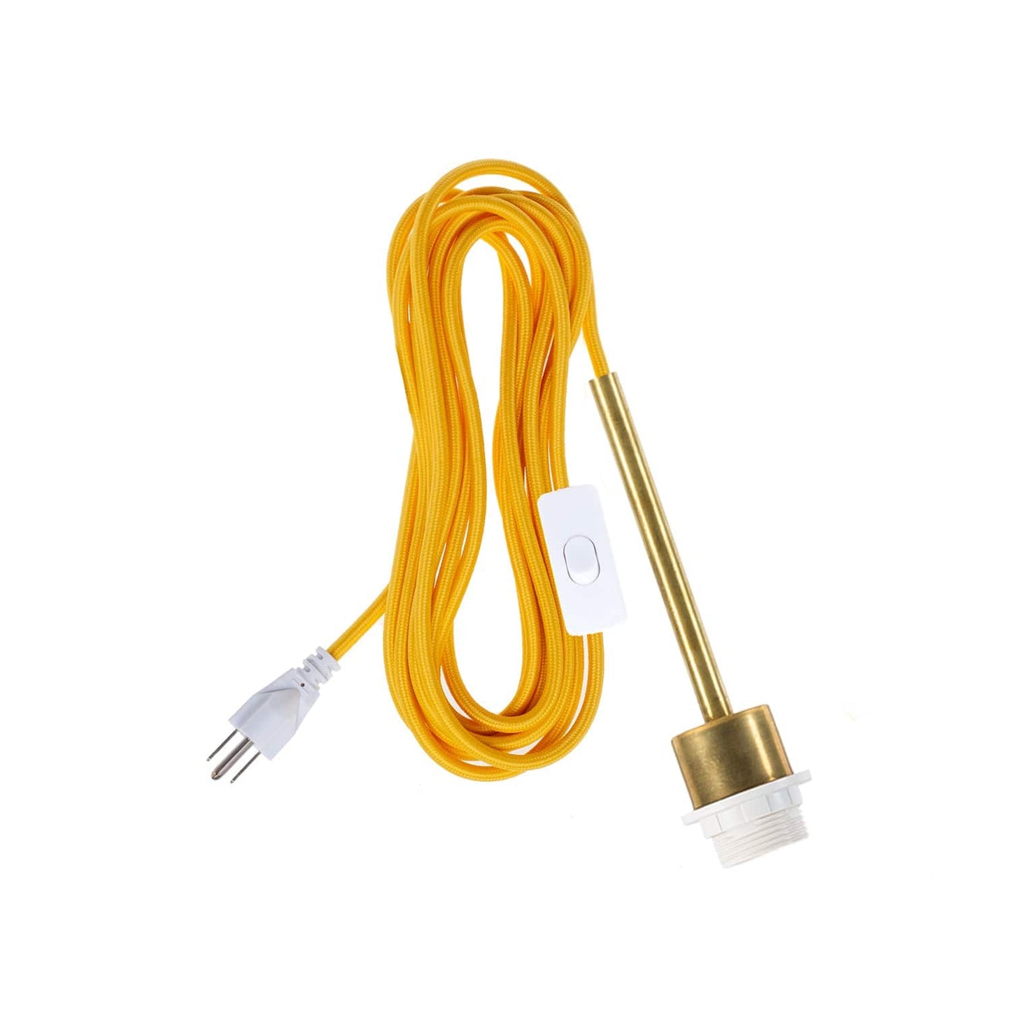 Pendulum Shade Ready Brass Chroma Plug-In Cord Set