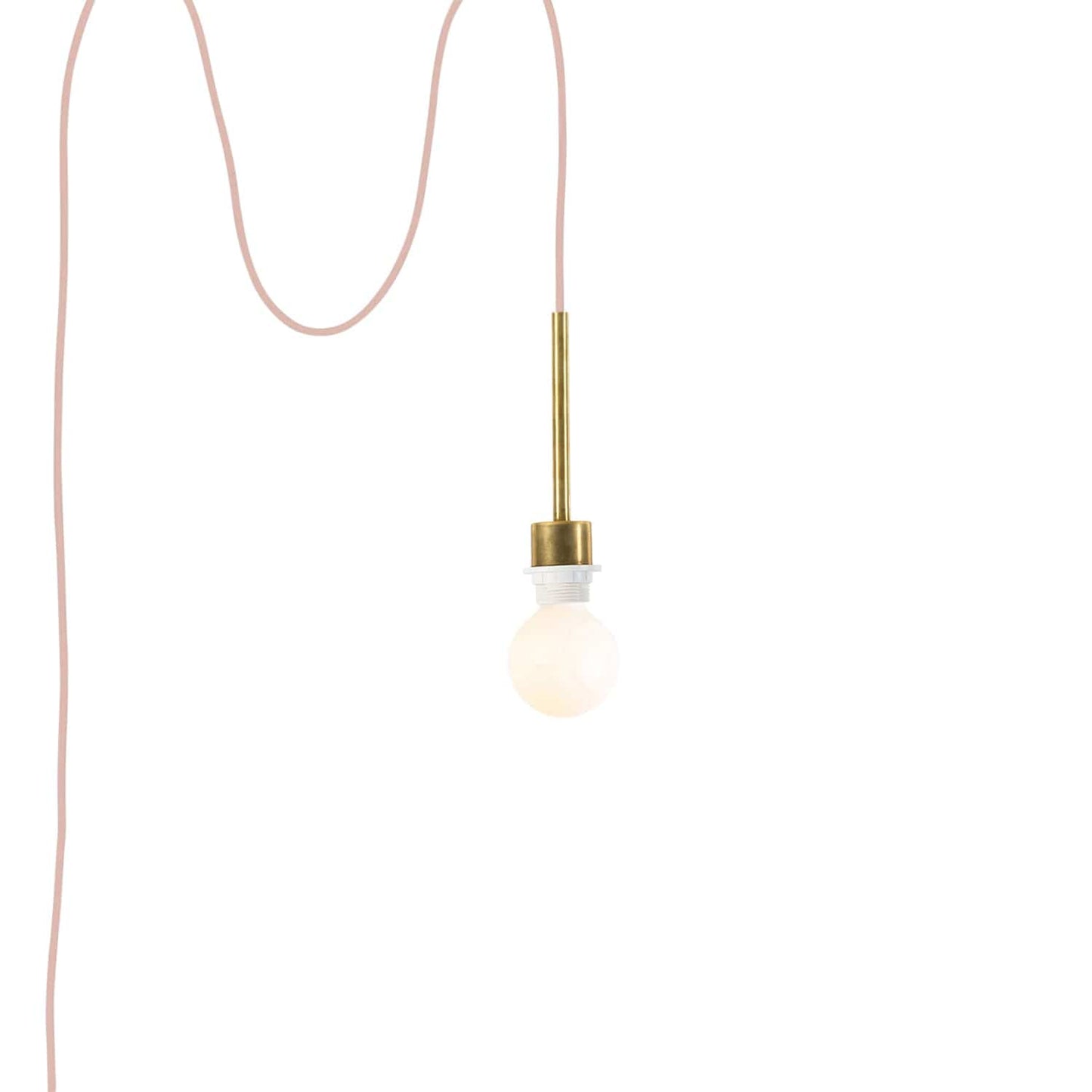 Pendulum Shade Ready Brass Chroma Plug-In Cord Set