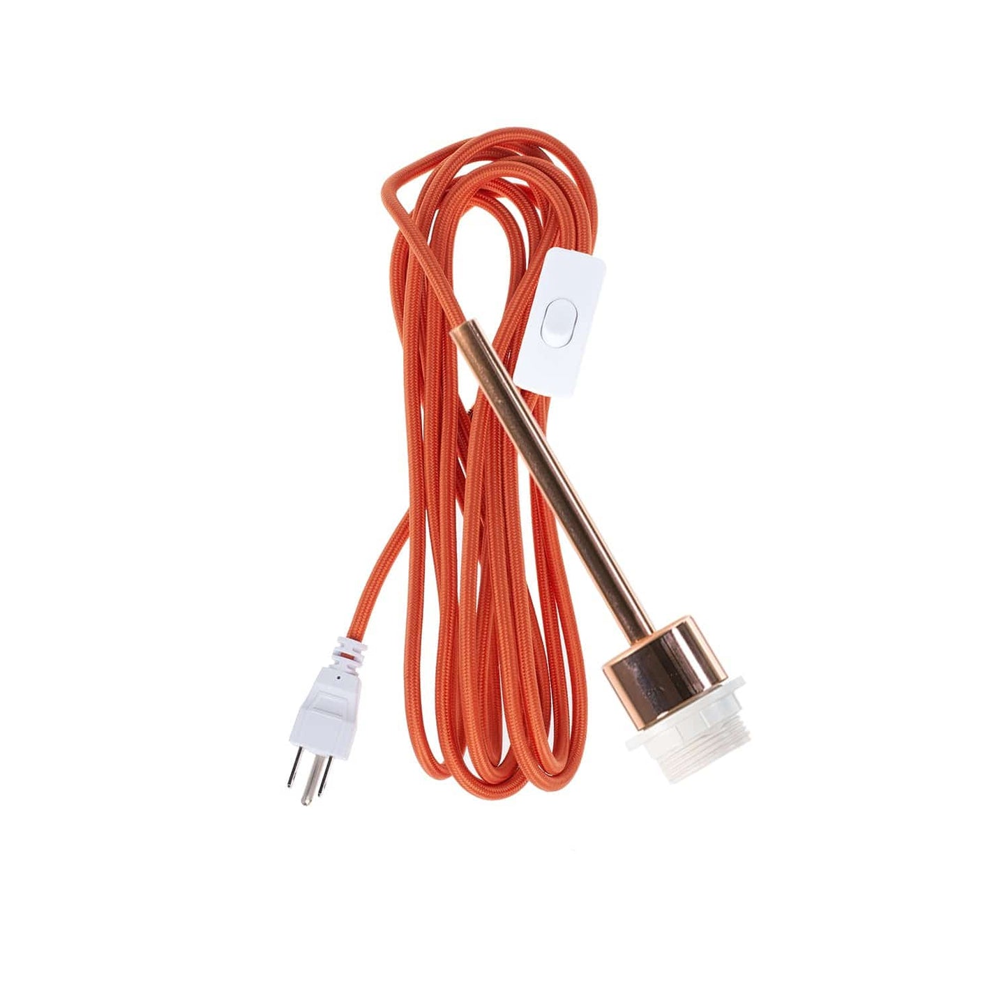 Pendulum Shade Ready Polished Copper Chroma Plug-In Cord Set