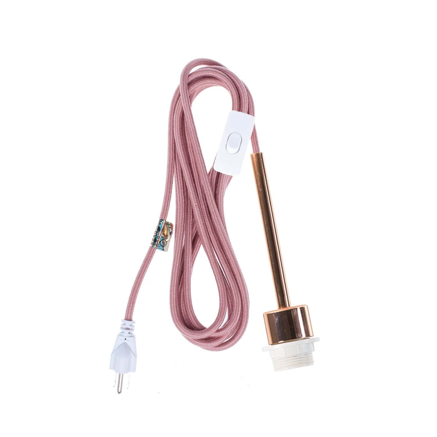 Pendulum Shade Ready Polished Copper Chroma Plug-In Cord Set