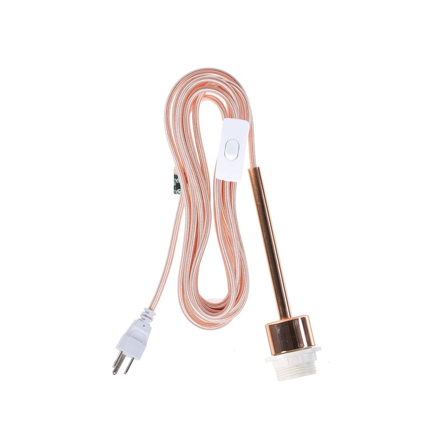 Pendulum Shade Ready Polished Copper Chroma Plug-In Cord Set