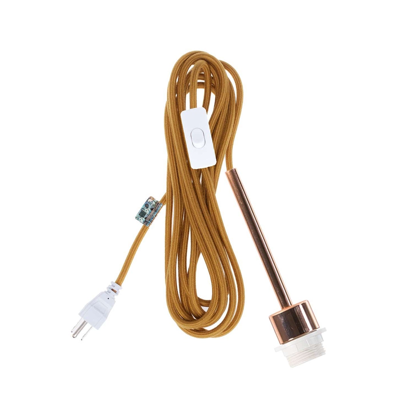 Pendulum Shade Ready Polished Copper Chroma Plug-In Cord Set