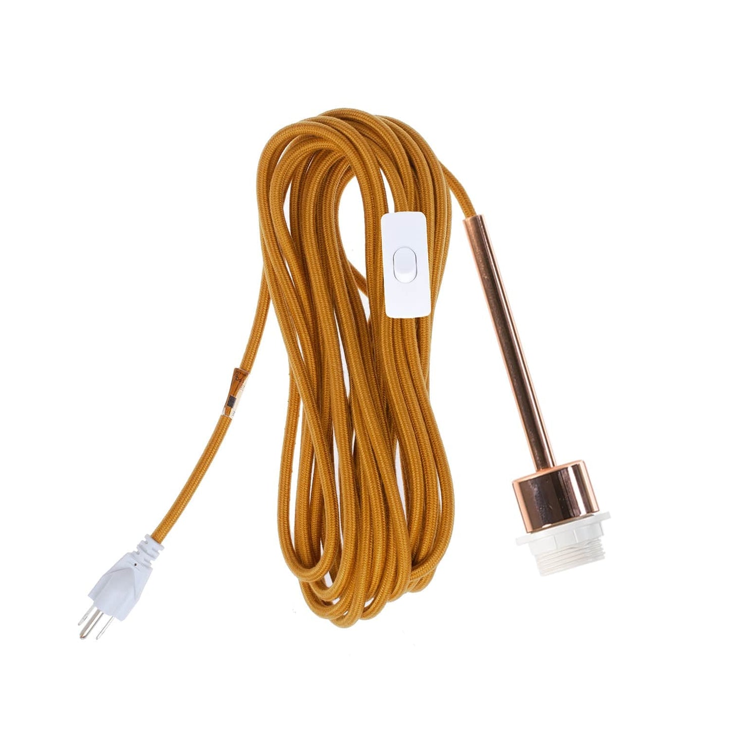 Pendulum Shade Ready Polished Copper Chroma Plug-In Cord Set