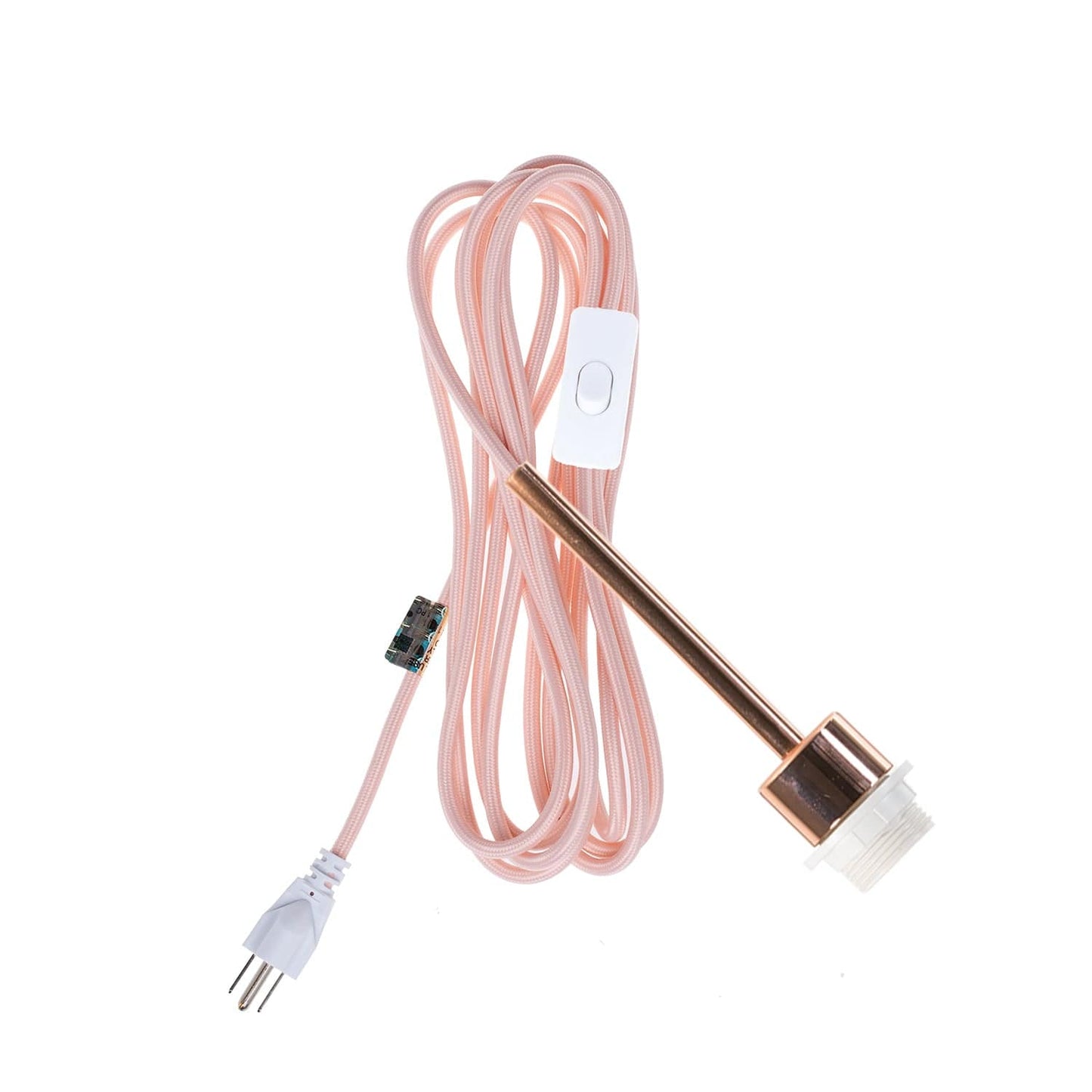 Pendulum Shade Ready Polished Copper Chroma Plug-In Cord Set