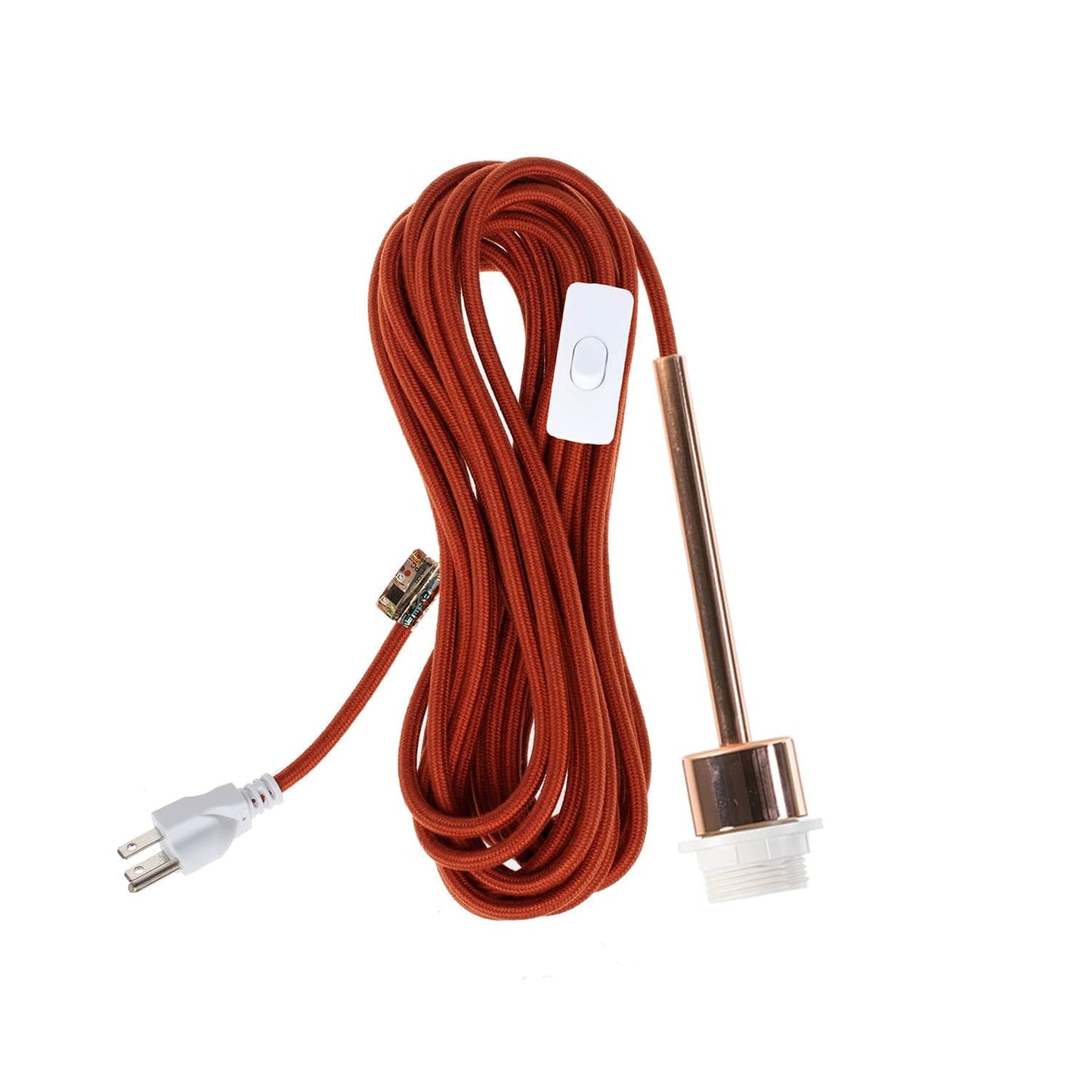 Pendulum Shade Ready Polished Copper Chroma Plug-In Cord Set