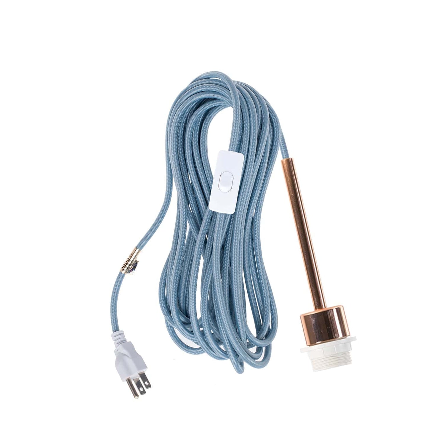 Pendulum Shade Ready Polished Copper Chroma Plug-In Cord Set