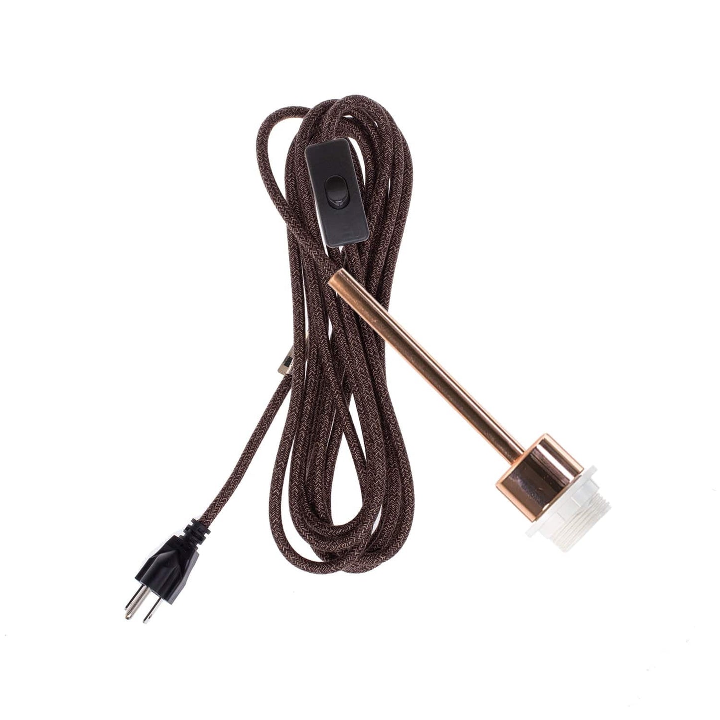 Pendulum Shade Ready Polished Copper Chroma Plug-In Cord Set