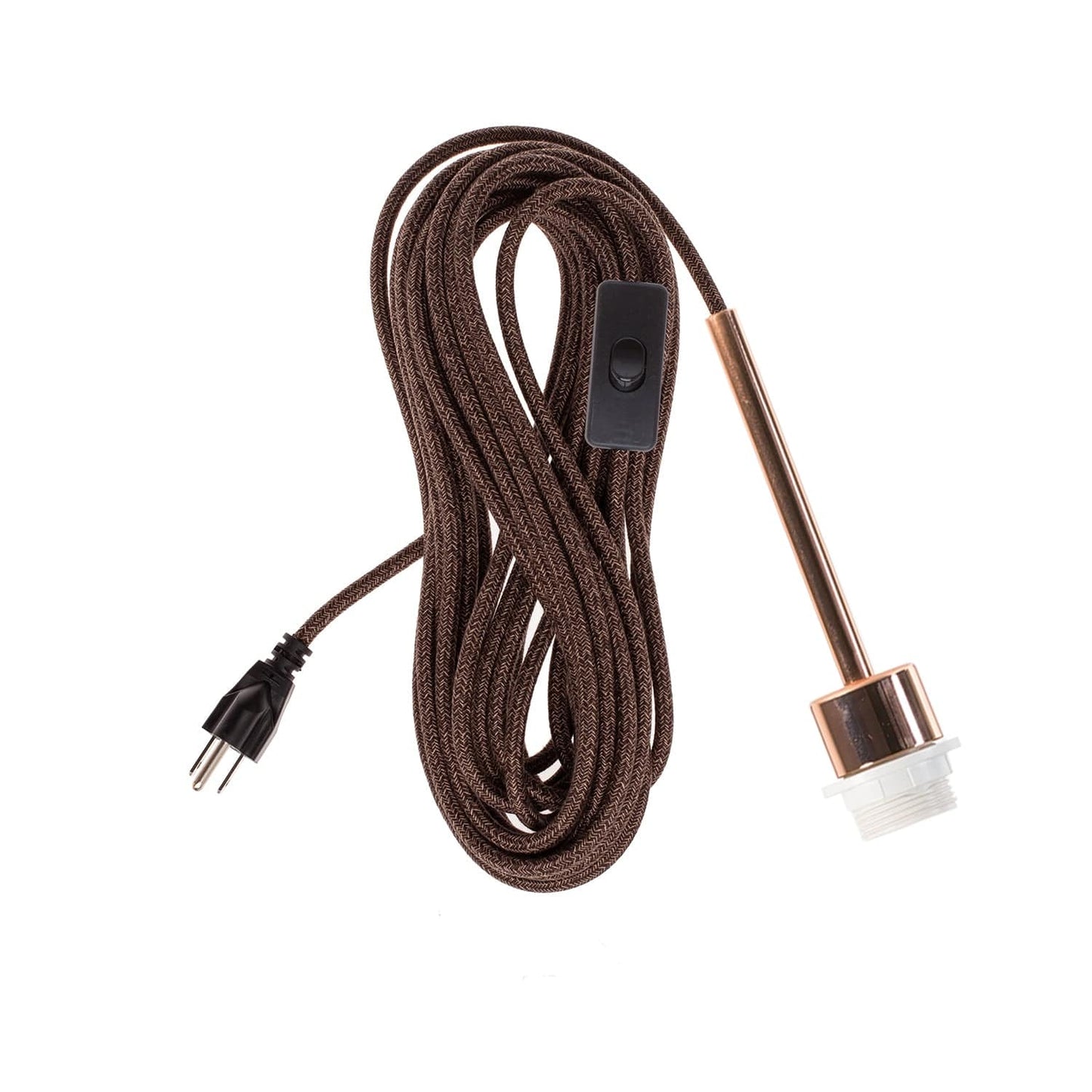 Pendulum Shade Ready Polished Copper Chroma Plug-In Cord Set