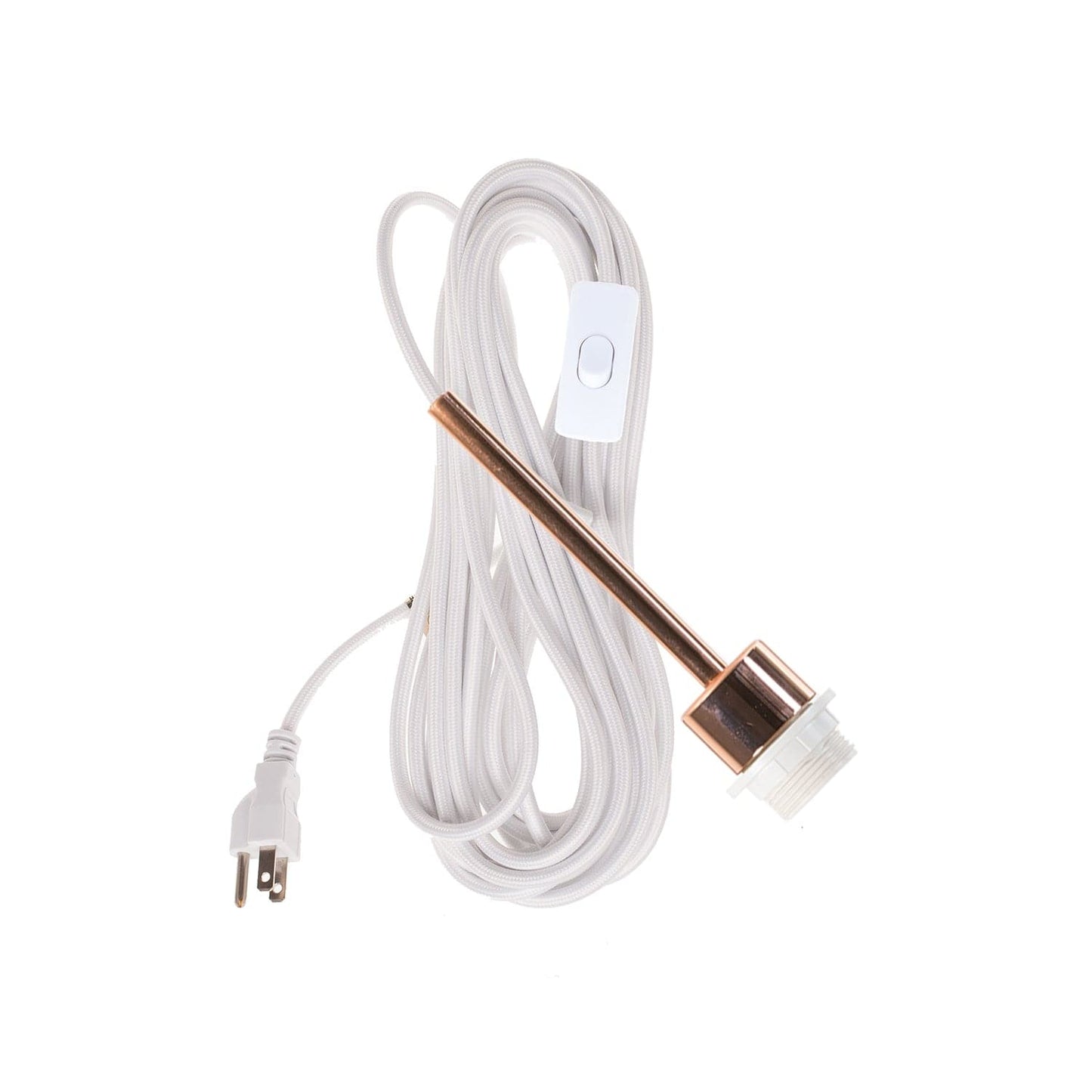 Pendulum Shade Ready Polished Copper Chroma Plug-In Cord Set