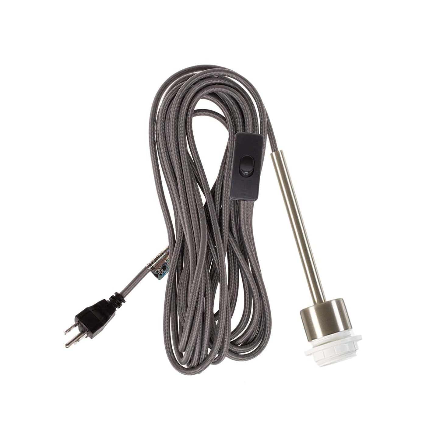 Pendulum Shade Ready Brushed Nickel Chroma Plug-In Cord Set