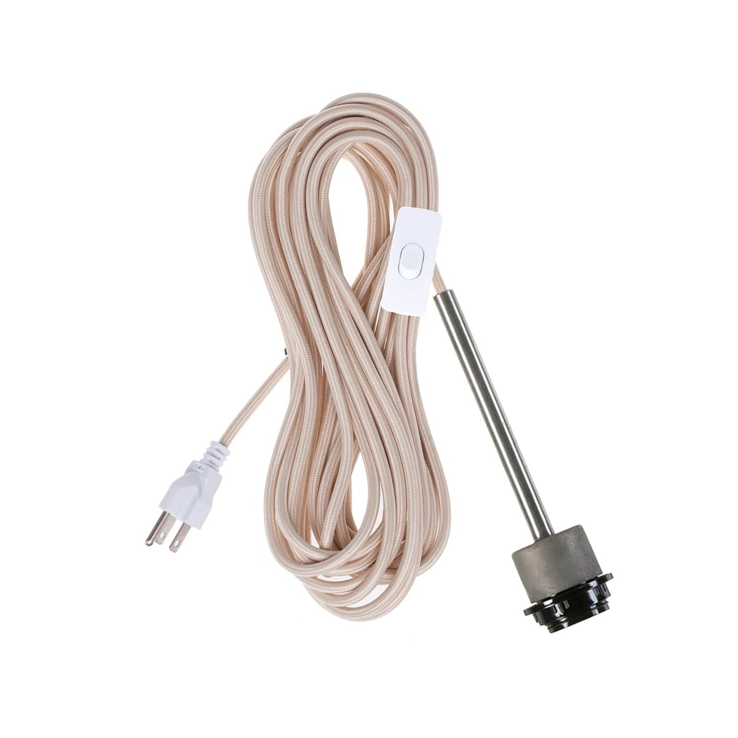 Pendulum Shade Ready Raw Metal Chroma Plug-In Cord Set