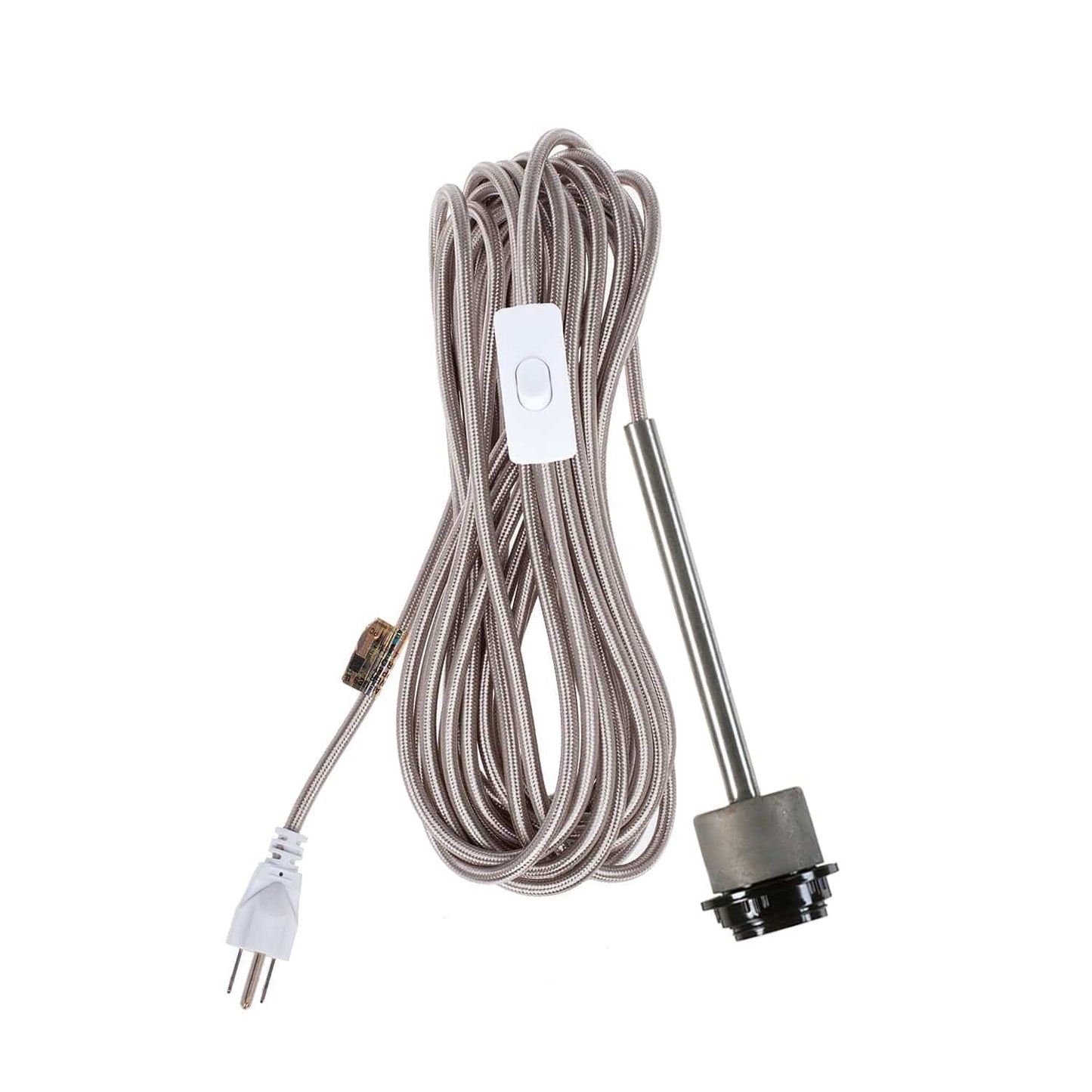 Pendulum Shade Ready Raw Metal Chroma Plug-In Cord Set