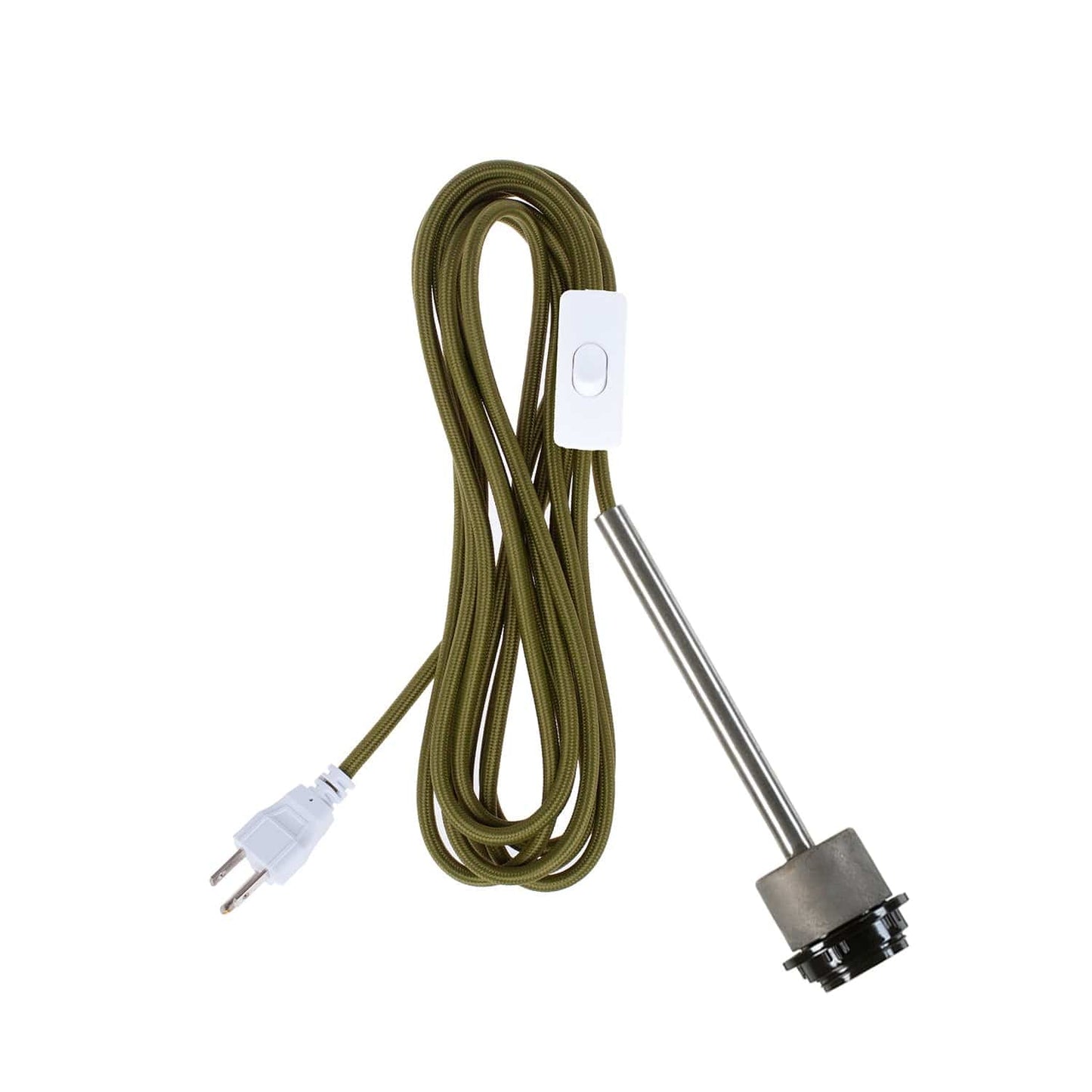 Pendulum Shade Ready Raw Metal Chroma Plug-In Cord Set