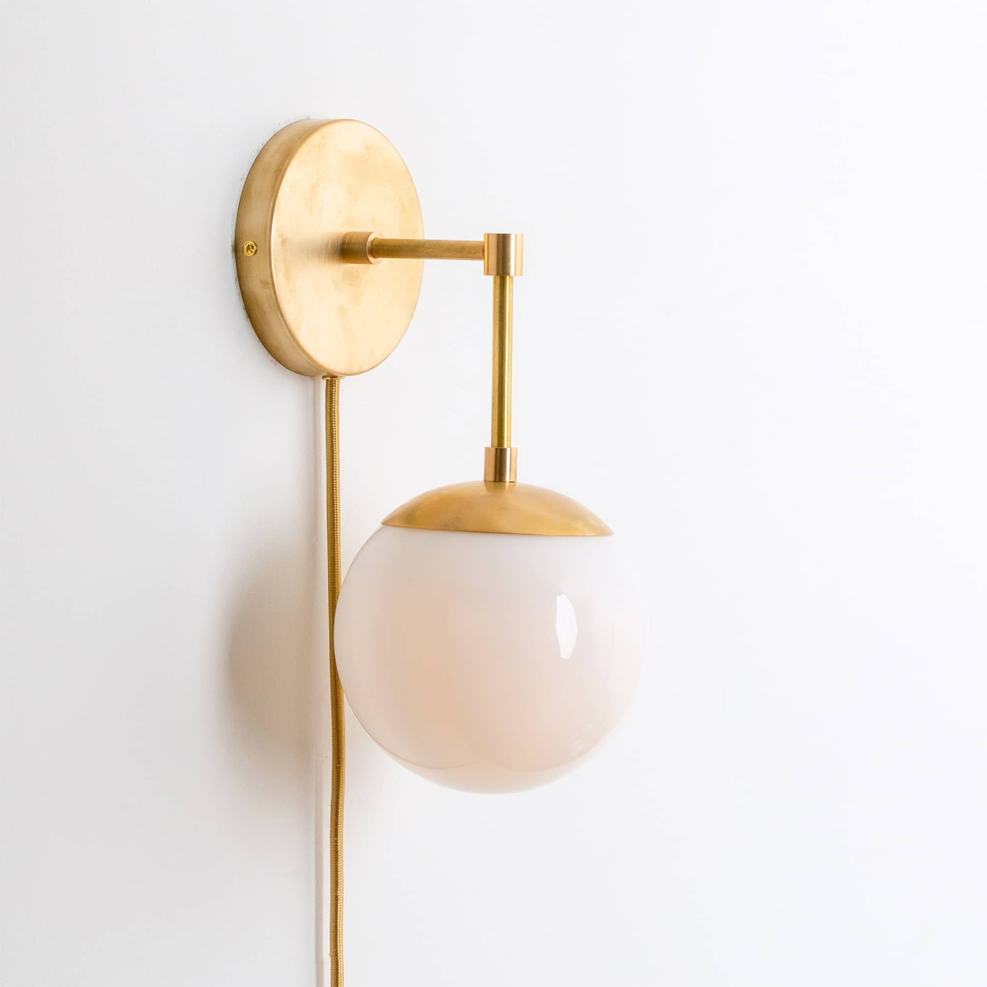 Wall sconce on sale with cord