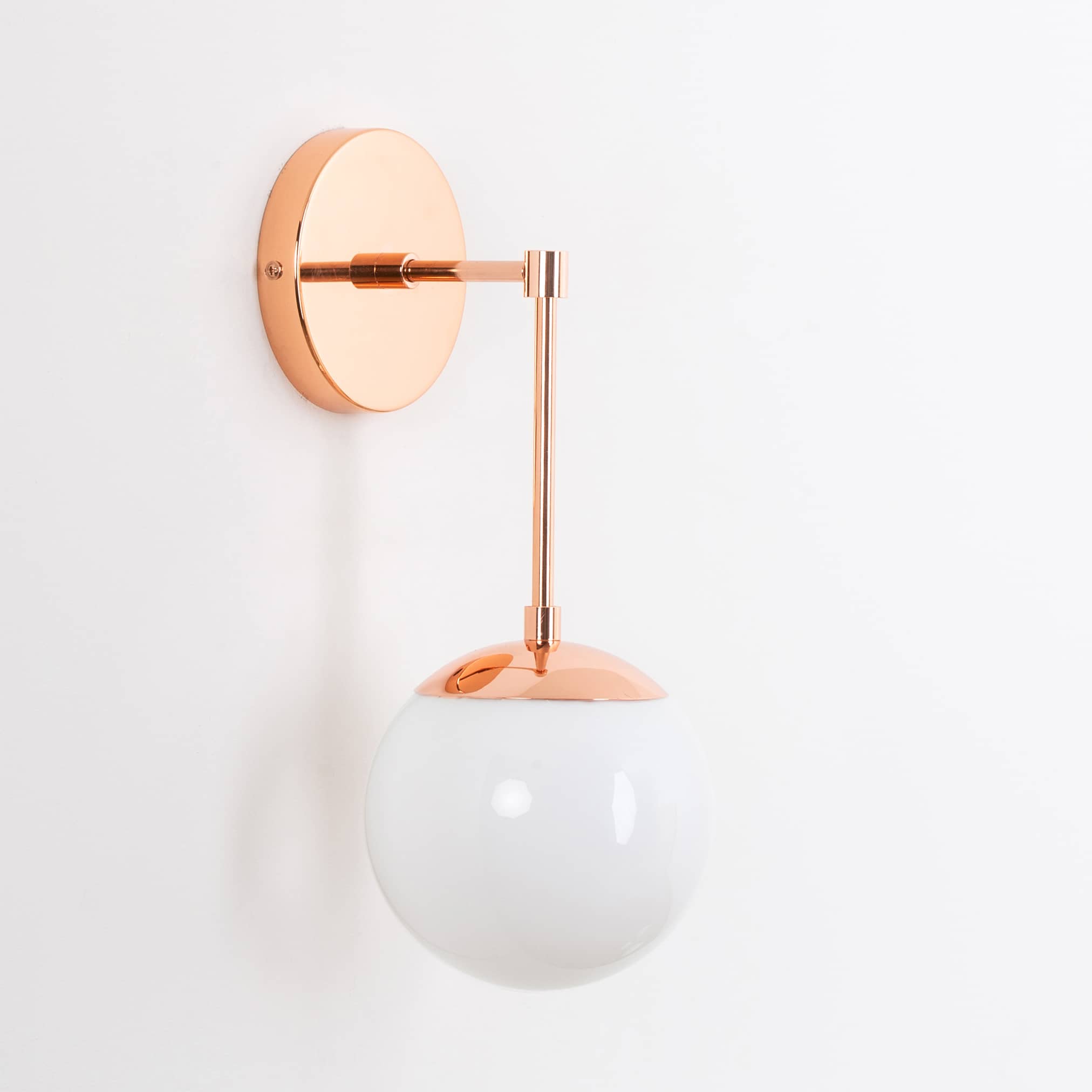 Mod Glass Globe Solo Sconce – Color Cord Company