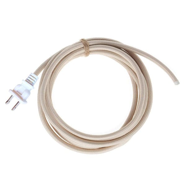 2-Prong Power Cord Whip - 16 Foot